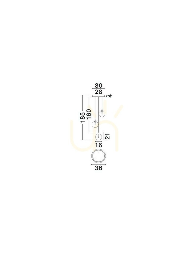 Afişa LURVELA Luces Exclusivas Lampă suspendată LE45129 LURVELA Luces Exclusivas Lampă suspendată LE45129
