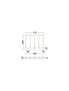 LURVELA Luces Exclusivas Lampă suspendată LE45131 3 LURVELA Luces Exclusivas Lampă suspendată LE45131 small 3