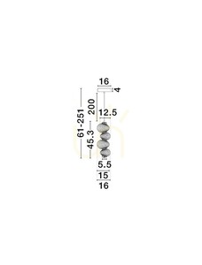TANVERA Luces Exclusivas Lampă suspendată LE45207 small 3