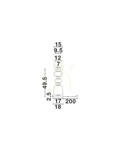 FELANZO Luces Exclusivas Lampă de masă LE45244 small 3