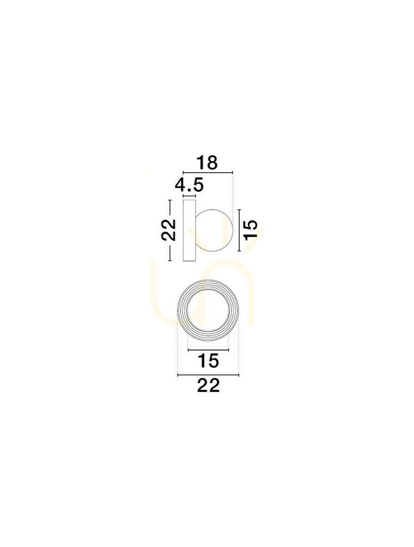 Afişa MALVANO lampă de perete de Luces Exclusivas LE45264. MALVANO lampă de perete de Luces Exclusivas LE45264.