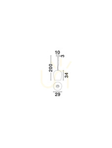 PLONZIE Luces Exclusivas Lampă suspendată LE45287 small 3