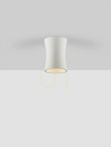 Spot de tavan din gips alb Luces Exclusivas BELVIRO LE45296 1×GU10 small 1
