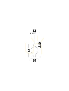 NERELDO Luces Exclusivas Lampă suspendată LE45308 small 4