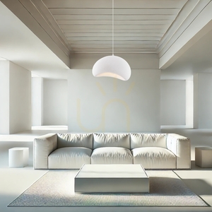 Lampă suspendată PALINZA, alb, 50 cm, E27, Luces Exclusivas LE45317 small 4