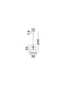 FANLIZA Luces Exclusivas Lampă suspendată LE45360 small 3