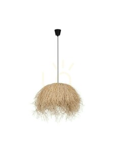Lampă suspendată OVINCIA Luces Exclusivas LE45370 ratan natural 1xE27 65 cm small 0