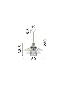 LOREZIA Luces Exclusivas Lampă suspendată LE45373 small 3