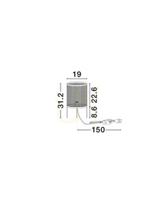 PLOMITA Luces Exclusivas Lampă de masă LE45375 3 PLOMITA Luces Exclusivas Lampă de masă LE45375 small 3