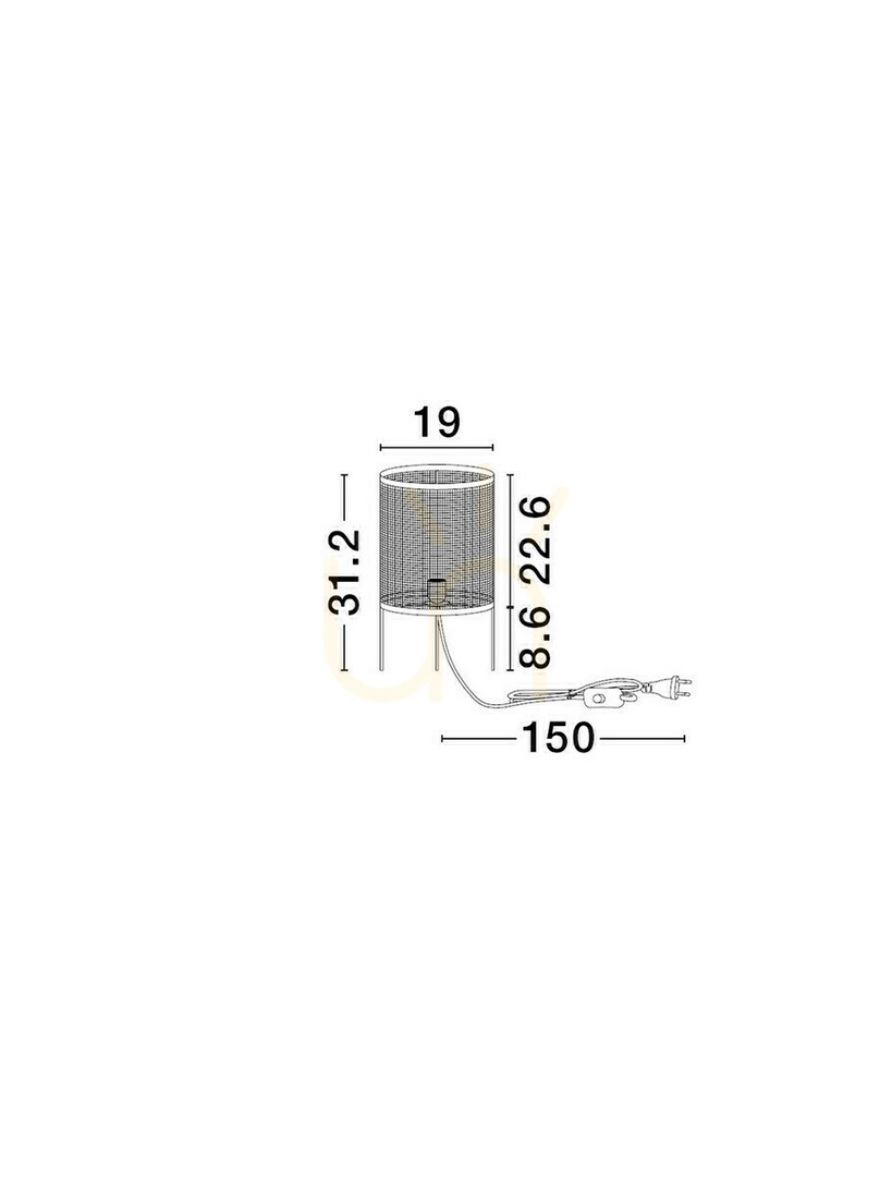 Afişa PLOMITA Luces Exclusivas Lampă de masă LE45375 PLOMITA Luces Exclusivas Lampă de masă LE45375