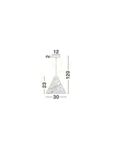 BRONTILA Luces Exclusivas Lampă suspendată LE45382 small 3