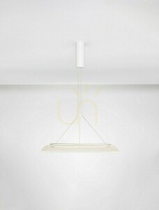 Lampă suspendată LED Luces Exclusivas PANVIRA albă 59,5 cm 43 W LE45390 small 1