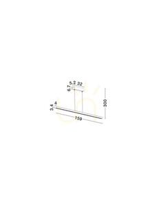 Lampă suspendată TARVANA Luces Exclusivas LE45410 small 3