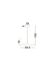 FOVENTO Luces Exclusivas Lampă suspendată LE45440 small 3