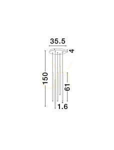 NOVENCIO Luces Exclusivas Lampă suspendată LE45463 4 NOVENCIO Luces Exclusivas Lampă suspendată LE45463 small 4