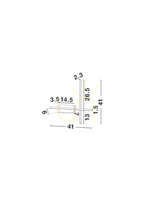 CATERVO Luces Exclusivas lampă de perete LE45471 small 1