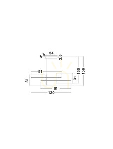 FORENZO Luces Exclusivas Lampă suspendată LE45481 small 3