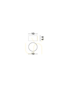 Spot LED aplicat pe tavan RINVELA Luces Exclusivas LE45503 auriu 10 W 3000 K Ø10 cm small 3