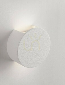 Aplică din gips alb Luces Exclusivas SALDORA LE45570, G9, 15,5 cm small 3