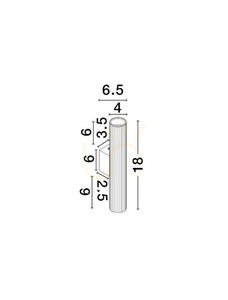 Aplică SELMORA Luces Exclusivas LE45640, sus-jos, 2 × GU10, neagră, 18 cm small 3