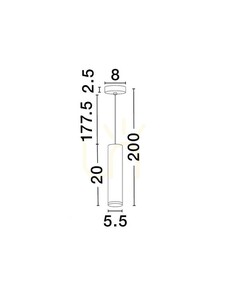 ZENFARO Luces Exclusivas Lampă suspendată LE45669 small 3