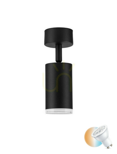 Verifica Spot de tavan Luces Exclusivas ZENFARO LE45675 negru GU10 10 W