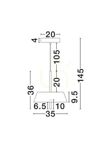 AGUILA Luces Exclusivas Lampă suspendată LE45709 4 AGUILA Luces Exclusivas Lampă suspendată LE45709 small 4