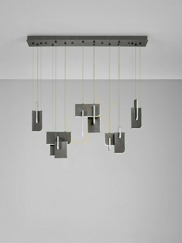Verifica Lampă suspendată ALBAIDA Luces Exclusivas LE45726 LED 20 W gri