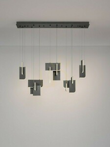 Lampă suspendată ALBAIDA Luces Exclusivas LE45726 LED 20 W gri small 2
