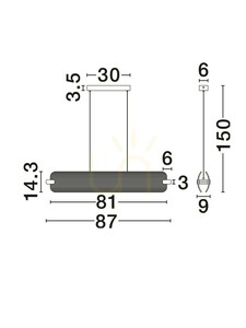 ALBERI Luces Exclusivas Lampă suspendată LE45736 small 1
