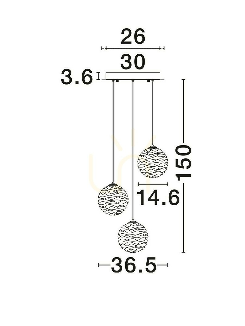 Verifica ALBORA Luces Exclusivas Lampă suspendată LE45742 ALBORA Luces Exclusivas Lampă suspendată LE45742