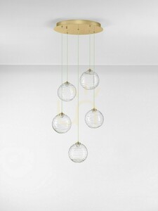 ALBORA Luces Exclusivas Lampă suspendată LE45745 small 1