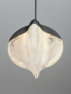 Lustră suspendată Luces Exclusivas ALCUDIA LE45753, LED 5 W 3000 K, 315 lm, neagră cu abajur de sticlă small 4