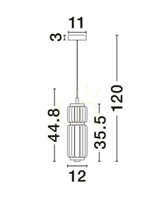 ALQUERI Luces Exclusivas Lampă suspendată LE45808 small 4
