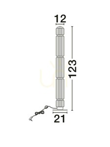 ALQUERI Luces Exclusivas Lampă de podea LE45810. small 1