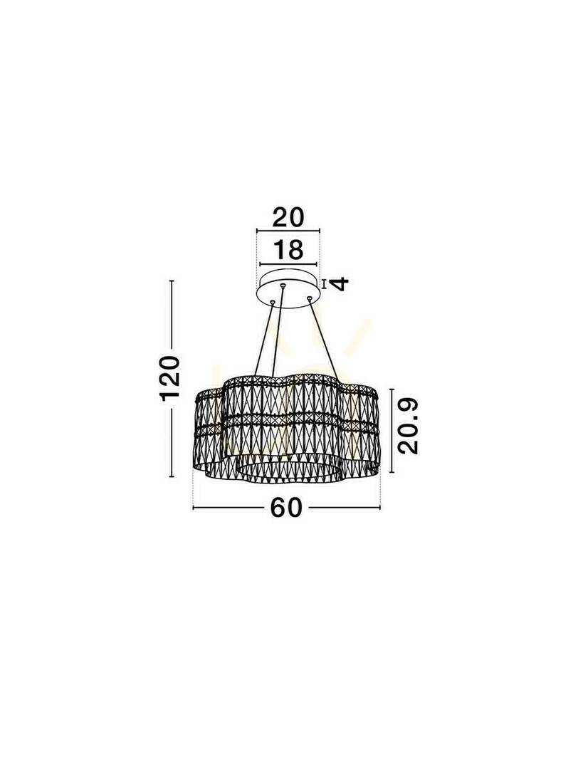 Spectacol ARIZA Luces Exclusivas Lampă suspendată LE45851 ARIZA Luces Exclusivas Lampă suspendată LE45851
