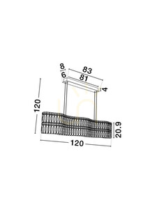 ARIZA Luces Exclusivas Lampă suspendată LE45853 small 4