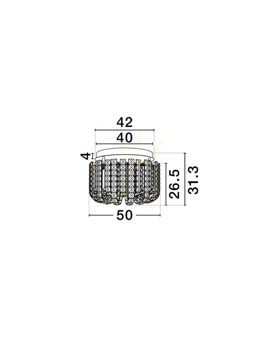 Spectacol Plafond ARONA Luces Exclusivas LE45858 Plafond ARONA Luces Exclusivas LE45858