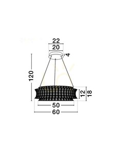 Lampa suspendată ARONA de Luces Exclusivas LE45868 4 Lampa suspendată ARONA de Luces Exclusivas LE45868 small 4