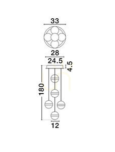 ARTEIXO Luces Exclusivas Lampă suspendată LE45874 small 5