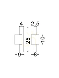 Aplică LED Luces Exclusivas ARUCAS LE45881, neagră small 7