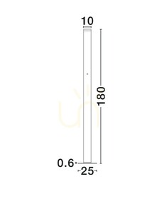 Lampă de podea Luces Exclusivas BALAZO LE45915 roșie LED 47 W small 5