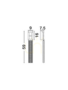 Aplică LED Luces Exclusivas CAMBRIL LE45971, auriu și negru, 9 W 3000 K, 59 cm small 5