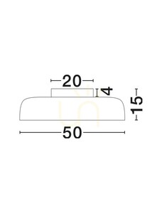 Plafond DORRIA Luces Exclusivas LE46025 small 5