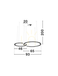 MAHON Luces Exclusivas Lampă suspendată LE46094 small 4