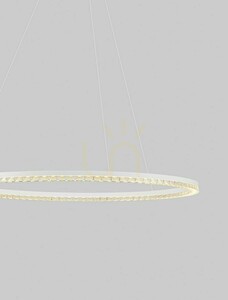 Lampă suspendată LED MAHON inel alb 85 cm 43 W 3000 K TRIAC Luces Exclusivas LE46097 small 3