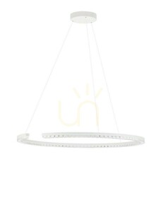 Lampă suspendată LED MAHON inel alb 85 cm 43 W 3000 K TRIAC Luces Exclusivas LE46097 small 0