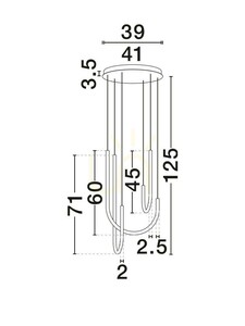 TABERNAS Lampă suspendată de Luces Exclusivas LE46151 small 5