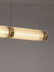 Lampă suspendată Luces Exclusivas TORREV LE46200 sticlă transparentă alamă LED 24 W 1320 lm 3000 K 120 cm small 4