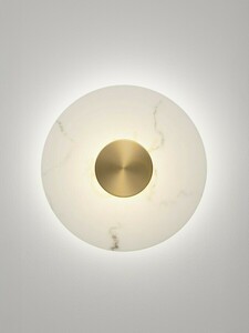 Aplică LED VILLAN Luces Exclusivas LE46230, 60 cm, alb și auriu small 2